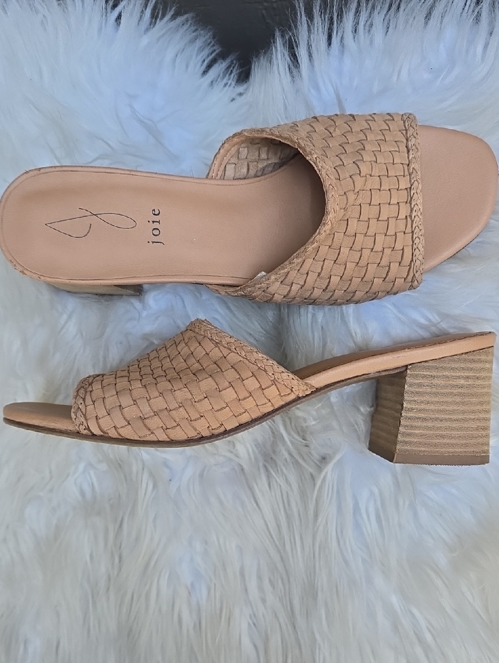 Joie Avery woven heeled sandal 9